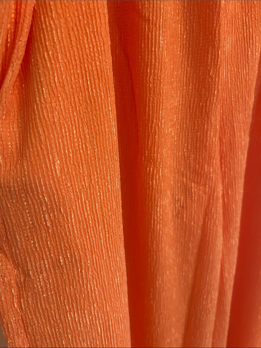 Lumière Bright Orange Wide-Leg Pants - Picture 7 of 10